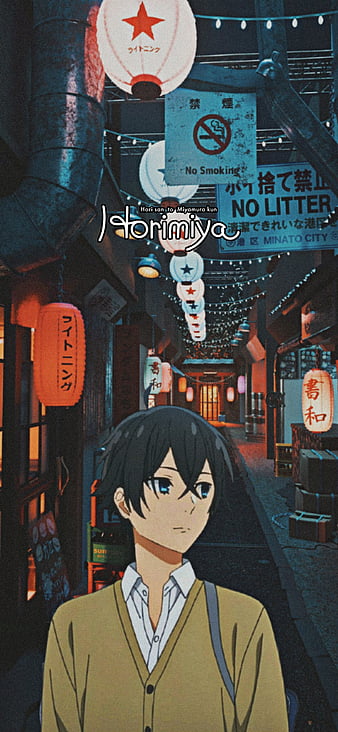 Mobile wallpaper: Anime, Minimalist, Hori San To Miyamura Kun, Hori Kyouko,  Izumi Miyamura, 933919 download the picture for free.