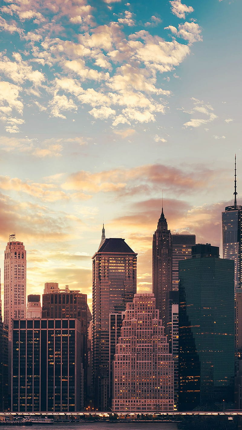 Vista a la ciudad, edificios, nueva york, Fondo de pantalla de teléfono HD  | Peakpx