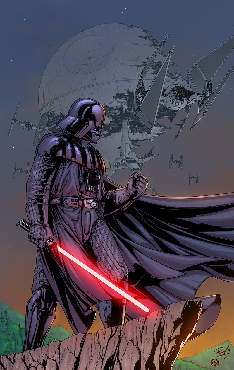 Darth Vader, comics, marvel, star wars, vader, HD phone wallpaper
