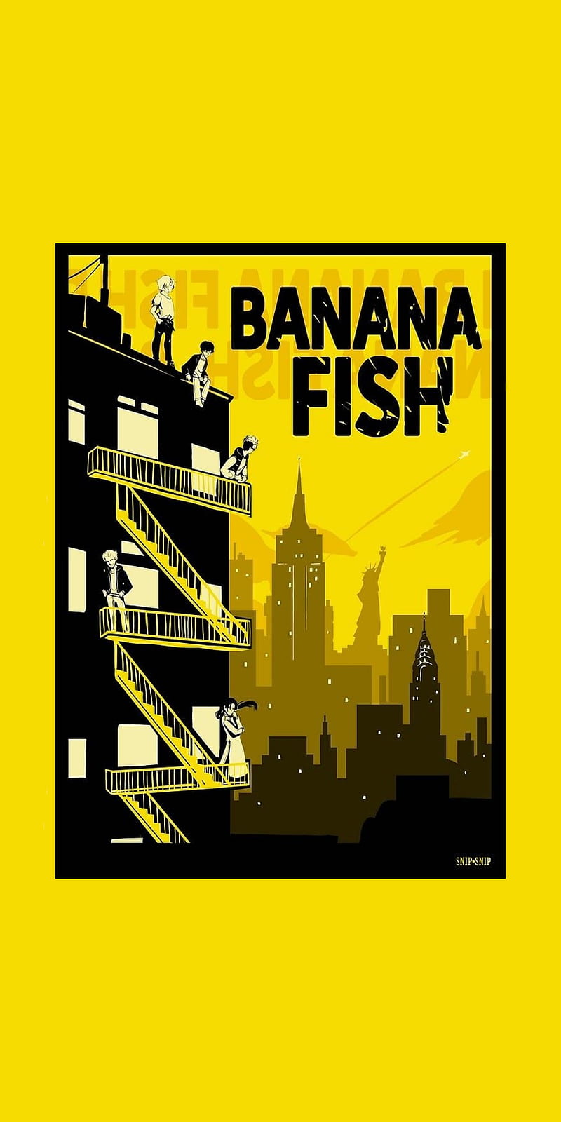 Banana fish, action, anime, ash, eiji, HD phone wallpaper