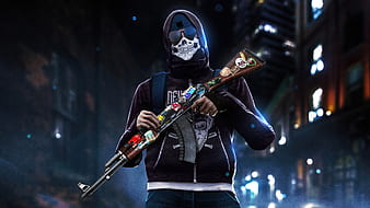 Download CS GO Mobile Armed Terrorist With Mask Wallpaper