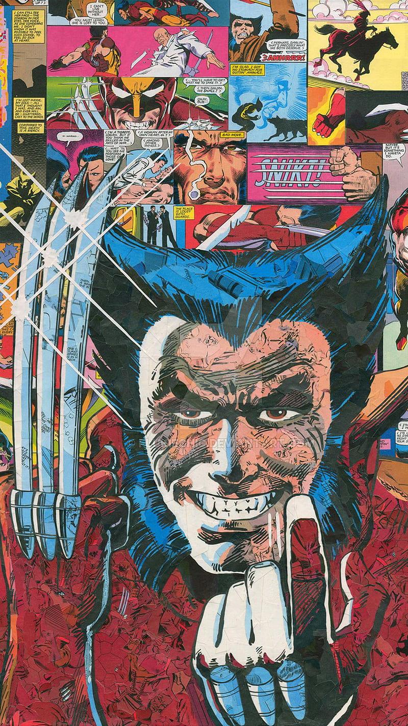 X-men comic, avengers, comic, heroes, marvel, superhero, wolverine, xmen, HD phone wallpaper