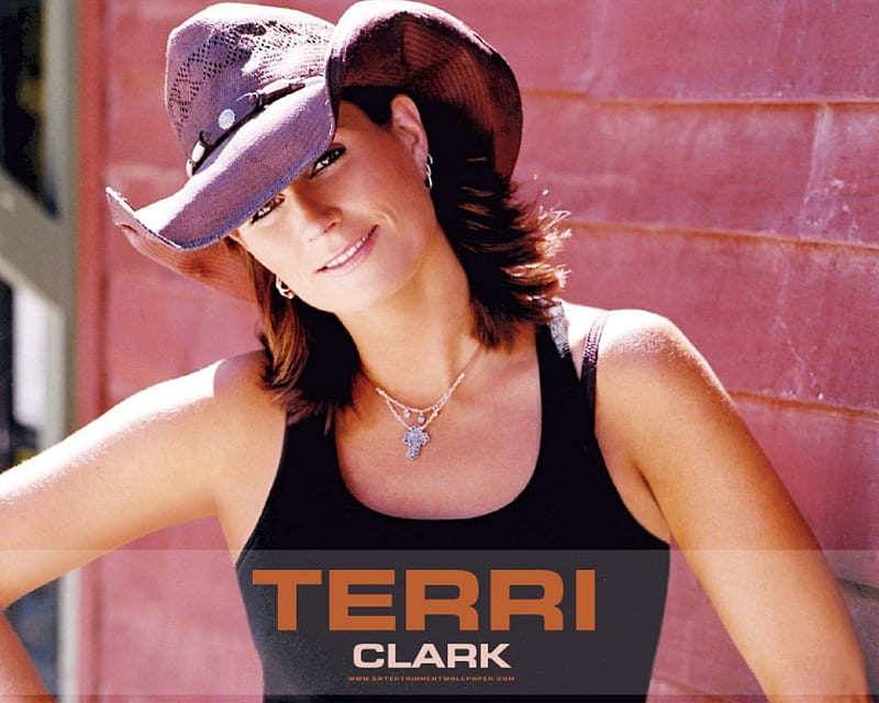 Cowgirl Terri, female, hats, Terri Clark, music, fun, country, women, cowgirls, famous, girls, style, HD wallpaper