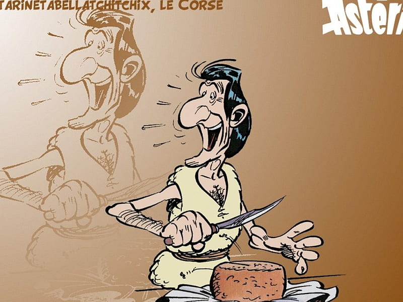 Asterix Family, albert uderzo, corsican, rene goscinny, family of asterix, asterix and obelix, HD wallpaper