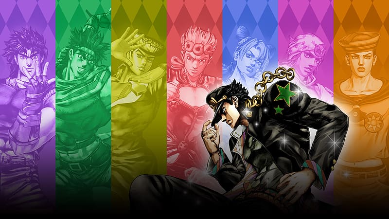 Wallpaper bike, anime girl, jolyne cujoh, jojo's bizarre desktop wallpaper,  hd image, picture, background, 0fef99 | wallpapersmug