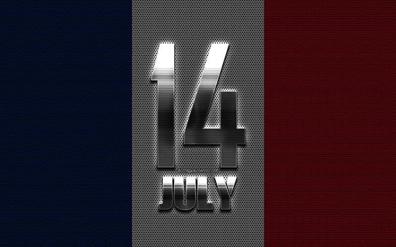 Bastille Day, 14 July, national day of France, french flag, creative art, France, national holidays of France, HD wallpaper