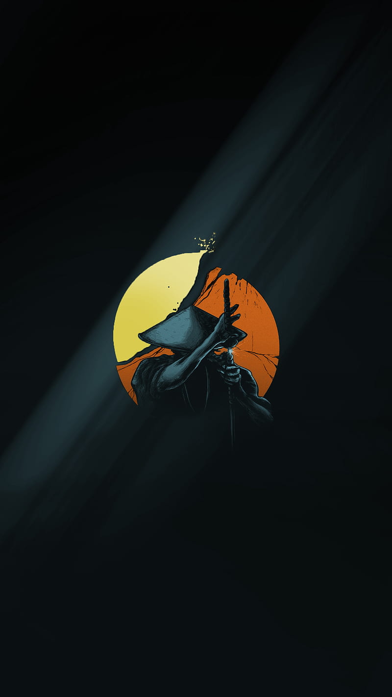 Samurai Dark Night Minimal 4k HD Artist 4k Wallpapers Images Backgrounds  Photos and Pictures