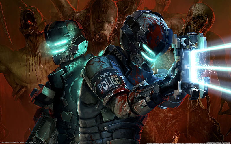 Dead Space, dead space 2, horrer, action, fighter, video game, adventure, HD wallpaper