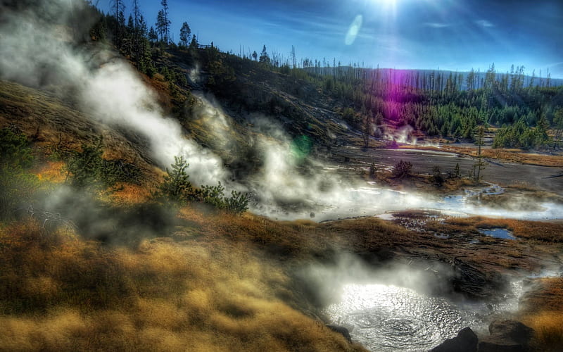 Yellowstone National Park-Traveled the world graphy, HD wallpaper