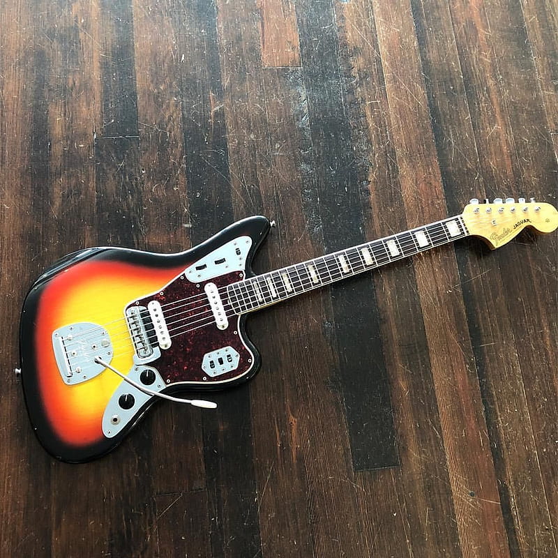 just in! Super clean 1966 Fender Jaguar in its original sunburst finish. Love those blocks and binding! Available soon at. Fender jaguar, Guitar, Vintage guitars, HD phone wallpaper