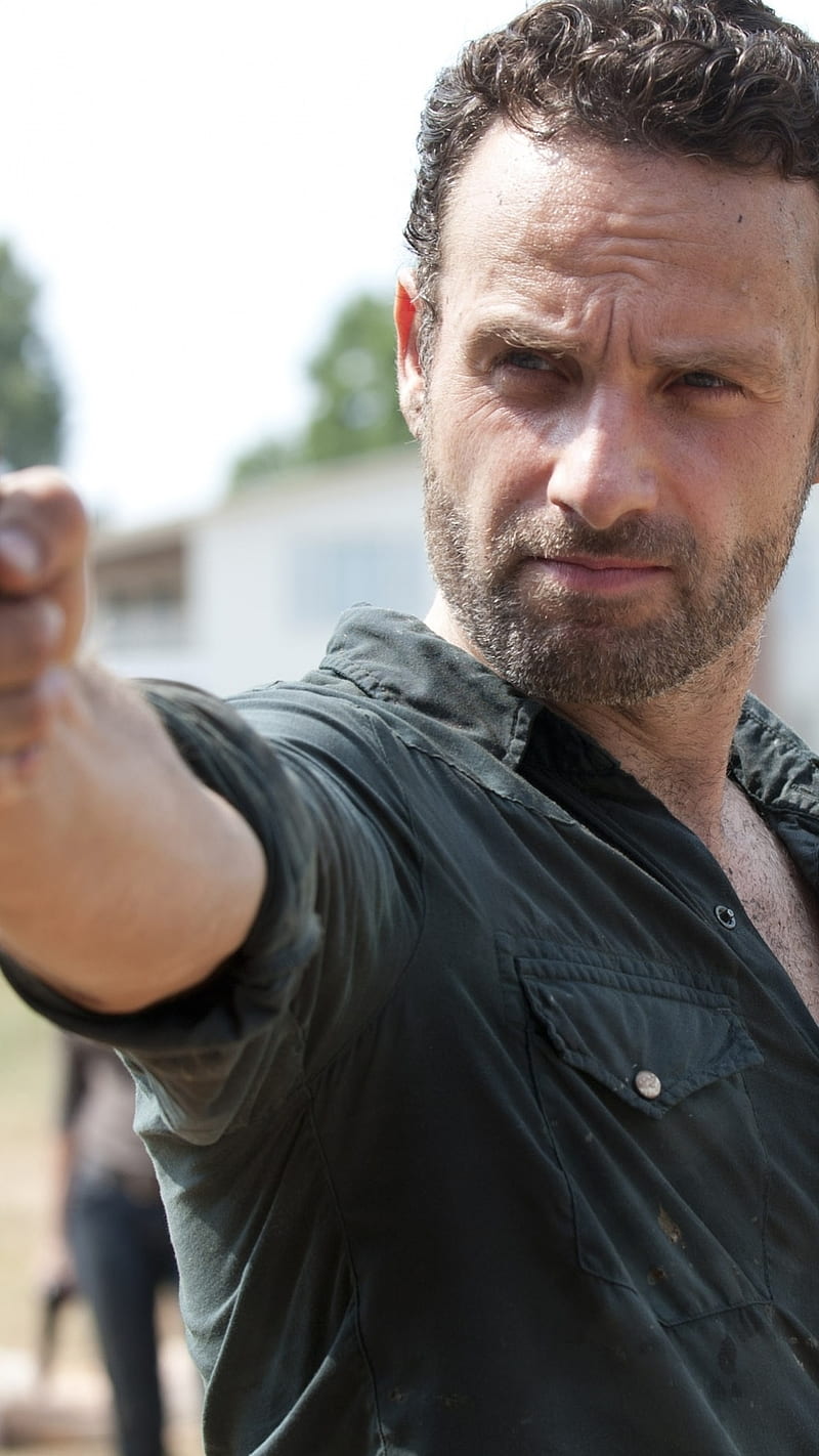 / TV Show The Walking Dead Phone , Andrew Lincoln, Rick Grimes, HD phone wallpaper