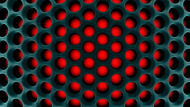 Red Balls, balls, black, edge, gold, golden, logo, pattern, patterns, red, tech, HD wallpaper