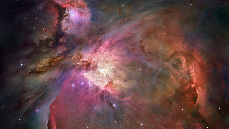 Orion Nebula, stars, hubbell, space, milky way, Firefox Persona theme, orion, HD wallpaper