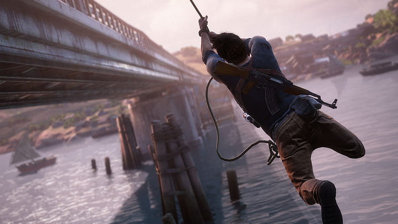 Uncharted Collection Coming to PC in December, Maybe. Player.One, Uncharted 4 Gameplay, HD wallpaper