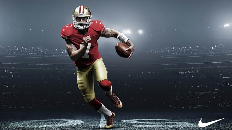 Colin Kaepernick: San Francisco 49ers quarterback, 09, sport, 07, people, 2014, football, HD wallpaper