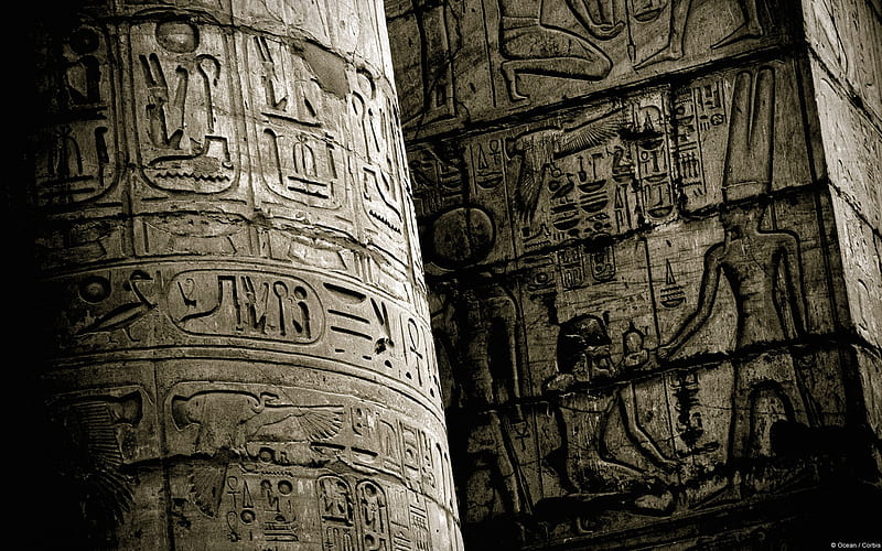 Egyptian Karnak carving-Windows 10, HD wallpaper