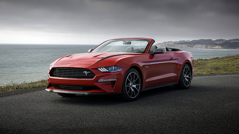 2020 Ford Mustang EcoBoost Convertible High Performance Package, HD wallpaper