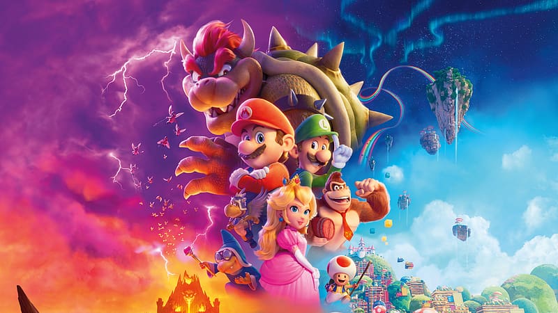 The Super Mario Bros 2023 1, the-super-mario-bros-movie, mario, 2023-movies, movies, 1, HD wallpaper