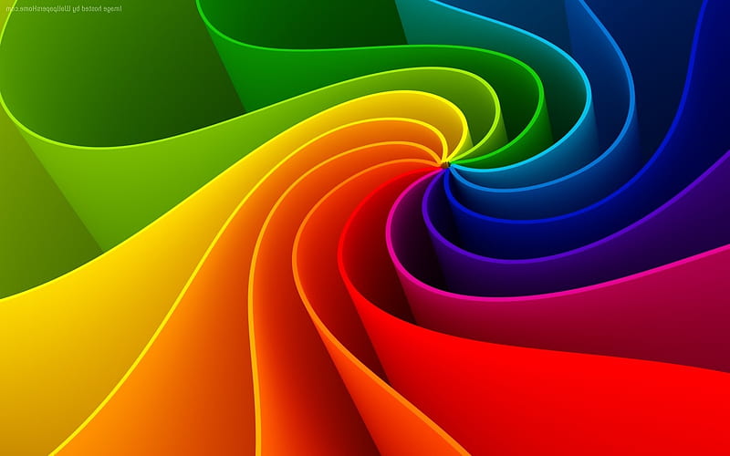 Rainbow Colors, colors, digital, rainbow, abstract, HD wallpaper | Peakpx