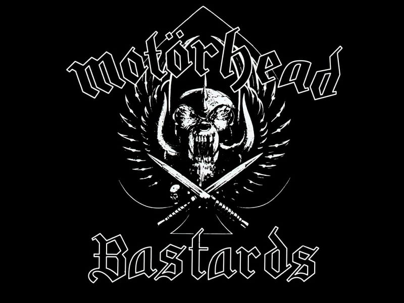 Motorhead - bastards, metal, heavy, black, skull, motorhead, HD wallpaper