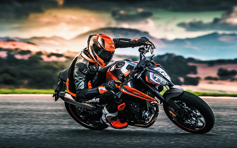 KTM 790 Duke, 2018 sportbike, Austrian motorcycles, new motorcycle, KTM, HD wallpaper