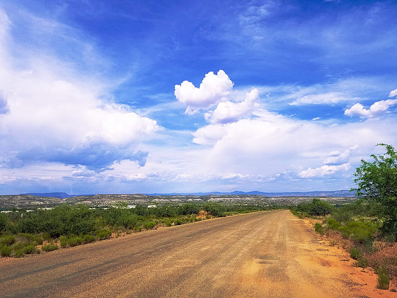 Arizona Blue sky, desert, back roads, blue sky, arizona, HD wallpaper ...