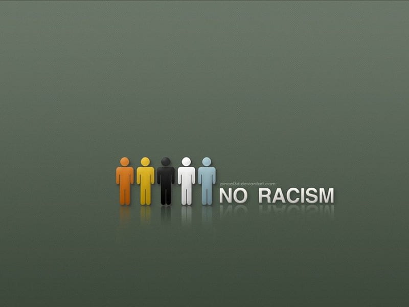No Racism, king, no, life, black, recism, human, being, white, earth, HD wallpaper