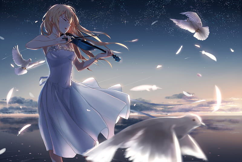 Shigatsu wa kimi no uso 1080P, 2K, 4K, 5K HD wallpapers free download