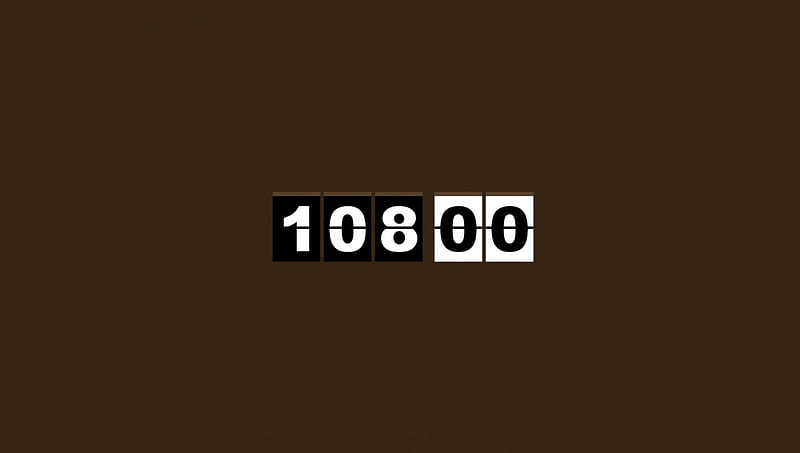 Lost - Countdown Clock, numericals, tv series, Lost, graphics, clock, countdown, brown background, HD wallpaper