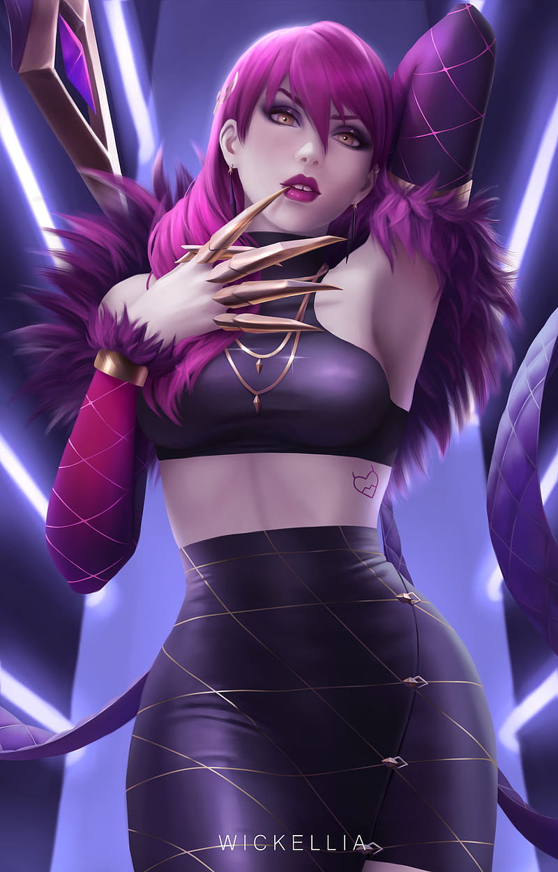 720p Free Download Kaisa Girl Kda League Of Legends Hd Phone