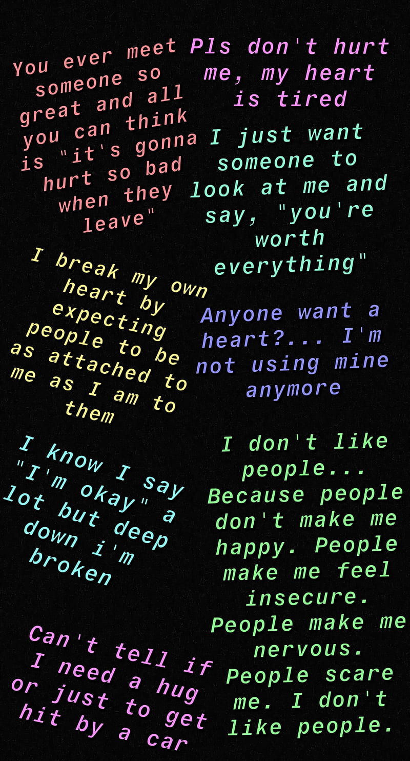 Thoughts inside, quotes, sad, HD phone wallpaper