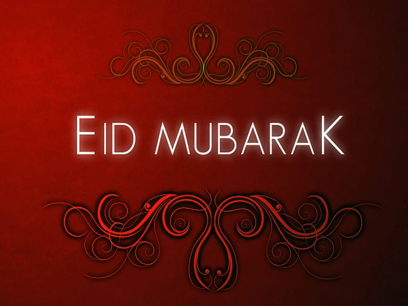 Eid Mubarak, ramadan, eid, flourish, desenho, islam, mubarak, HD wallpaper