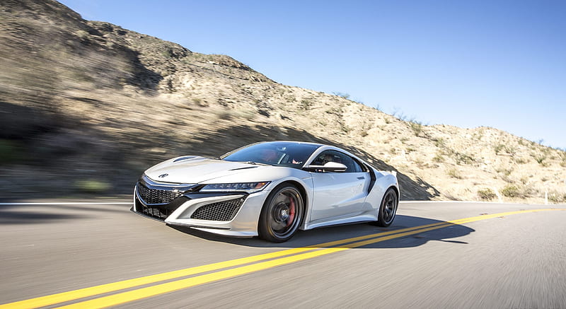 2017 Acura Nsx White Front Car Hd Wallpaper Peakpx