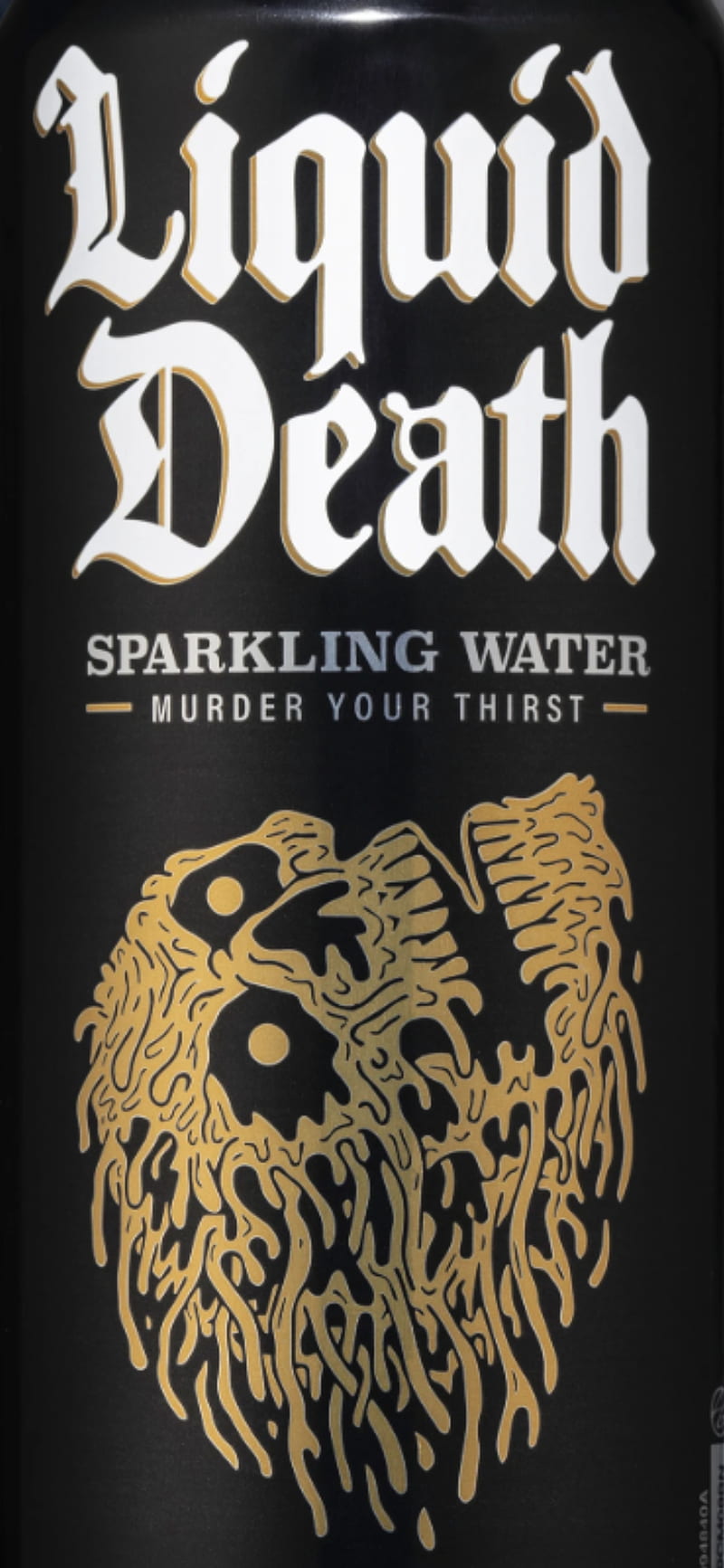 Liquid death water, can, cool, hip, novelty, skulls, sparkling, HD phone wallpaper