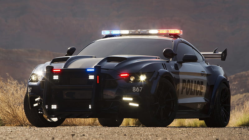 Barricade Returns In Upcoming Transformers Movie Dressed as New Ford Mustang, Lights, Ford, Movie, Police, HD wallpaper