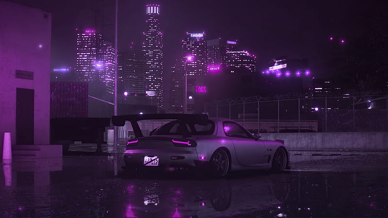 Mazda RX 7 FD Need For Speed, need-for-speed, mazda-rx7, mazda, cars, behance, HD wallpaper