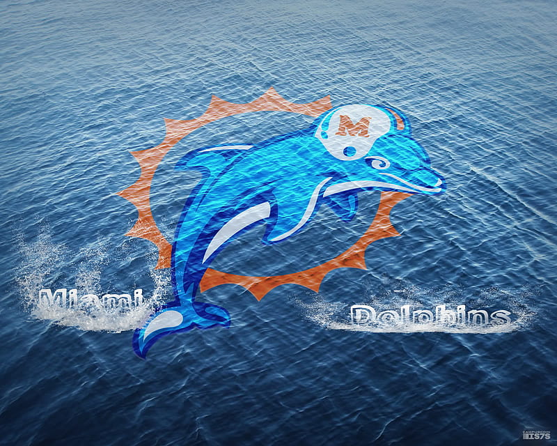 Miami Dolphins Ocean, miami, dolphins, ocean, HD wallpaper