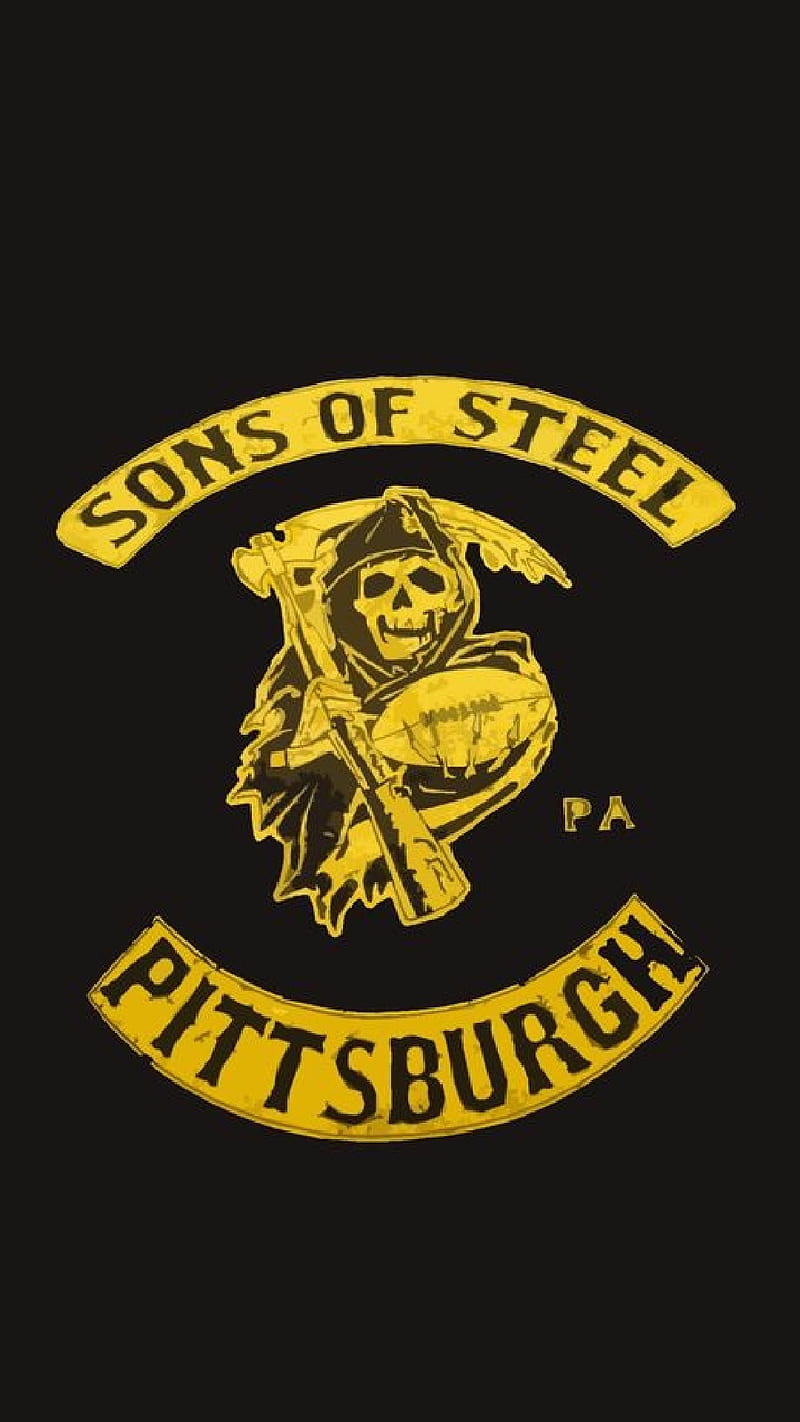 Sons of Steel, of anarchy, pittsburgh, samcro, soa, sons, steel, steelers, HD phone wallpaper