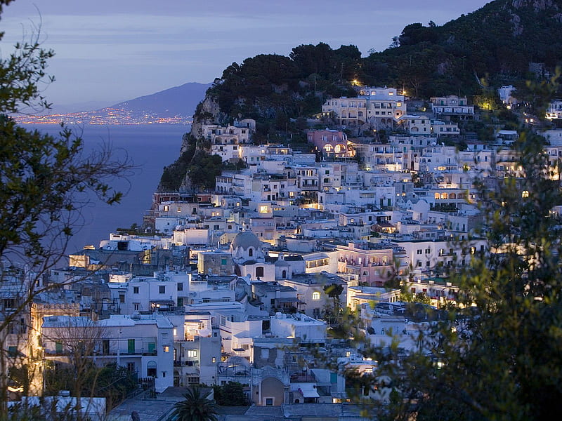 Capri - Bay of Naples - Italy, europe, capri, bay of naples, italy, HD wallpaper