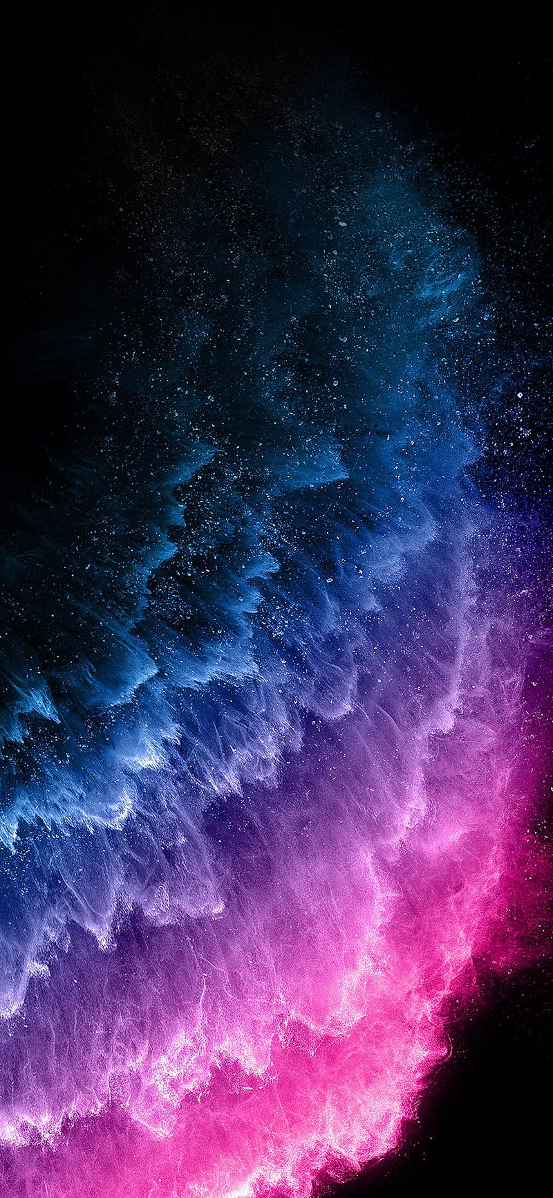 IPhone 11, blue, color, colour, dust, explosion, nebulous, phone, planets,  wave, HD phone wallpaper | Peakpx