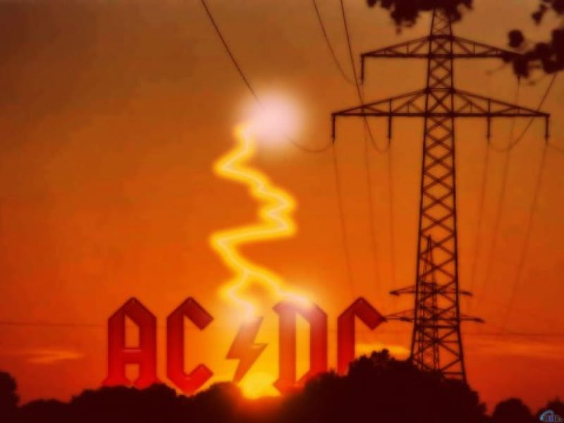 AC DC, hard, rock, music, utility poles, band, electric, HD wallpaper