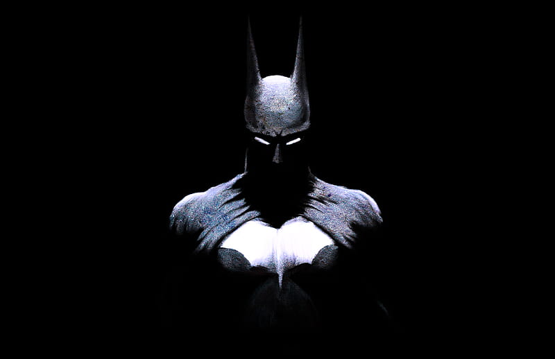 Batman In Dark , batman, dark, artwork, digital-art, superheroes, art, HD wallpaper