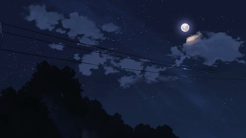 at night, 5 centimeters per second, anime other, HD wallpaper