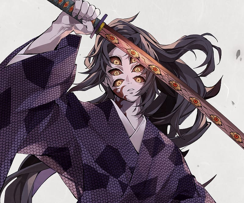 Anime, Demon Slayer: Kimetsu no Yaiba, Kokushibo (Demon Slayer), HD wallpaper