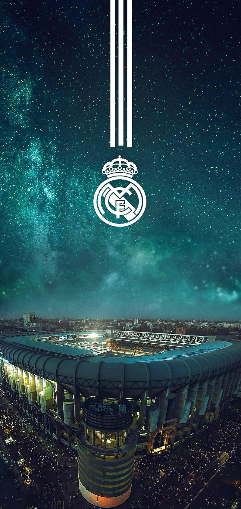 Santiago Bernabeu RM, adidas, fifa, madrid, real, soccer, HD phone wallpaper