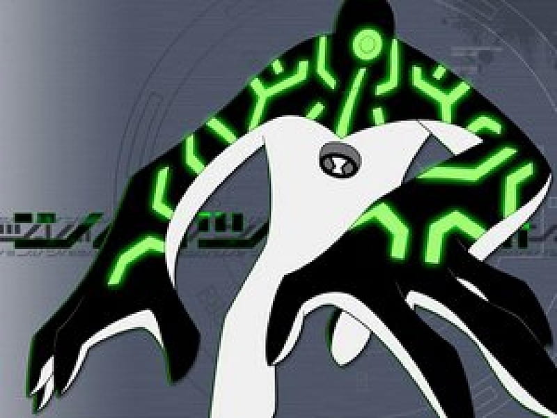 Biotech, alien, ben 10, green and black, technologie, HD wallpaper | Peakpx