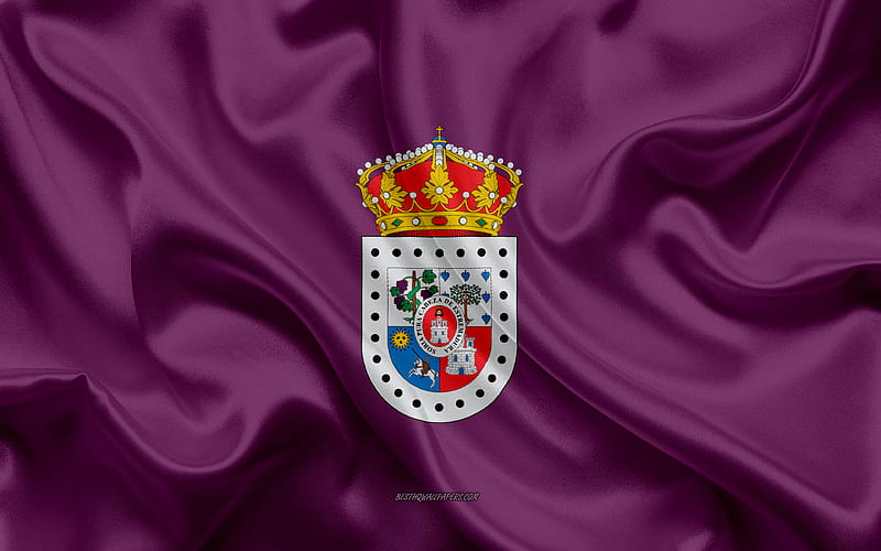 Soria Flag silk texture, silk flag, Spanish province, Soria, Spain, Europe, Flag of Soria, flags of Spanish provinces, HD wallpaper
