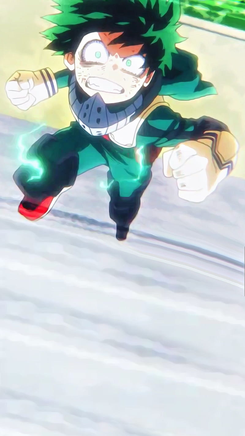 Deku smash, fight, mha, HD phone wallpaper | Peakpx