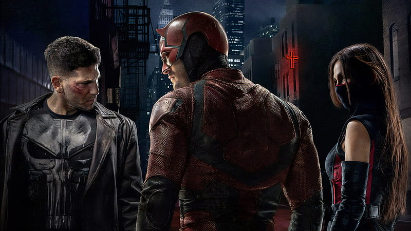 Daredevil Team, daredevil, superheroes, punisher, elektra, HD wallpaper |  Peakpx