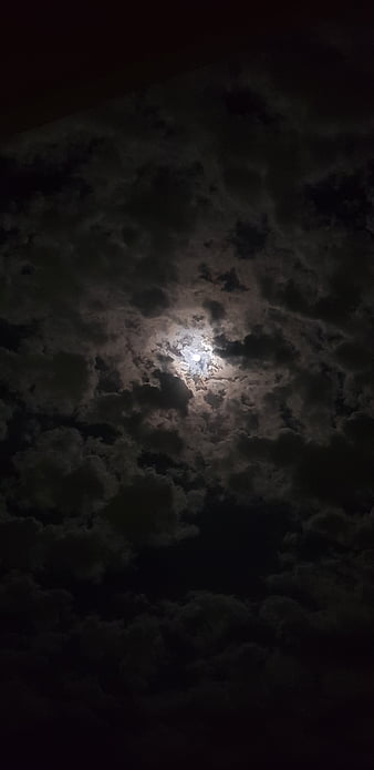 Moon in Dark, clouds, dark, moon, original, stars, HD phone wallpaper |  Peakpx
